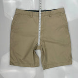 Tommy Hilfiger Chino Shorts - 36W 10L Beige Cotton