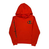 Champion Hoodie - Large Red Cotton