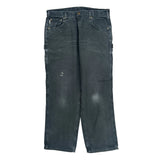 Carhartt Carpenter Trousers - 36W 32L Black Cotton