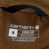 Loose Fit Carhartt Hoodie - Medium Brown Cotton