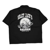 Shady Jack'S Saloon Dickies Graphic Short Sleeve Shirt - XL Black Polyester Blend