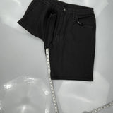 Wrangler Denim Shorts - 34W 9L Black Cotton