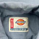 Dickies Short Sleeve Shirt - Medium Blue Cotton Blend