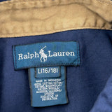 Age 16-18 Ralph Lauren Shirt - Large Blue Cotton