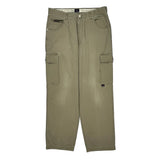Tommy Jeans Cargo Trousers - 37W 31L Khaki Cotton