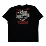 Harley Davidson 1981 Harley Davidson Graphic T-Shirt - 2XL Black Cotton