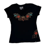 Stewart Chase Authentics Nascar T-Shirt - Large Black Cotton