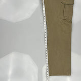 American Eagle Cargo Trousers - 32W 32L Khaki Cotton