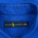 Ralph Lauren Short Sleeve Shirt - Medium Blue Cotton
