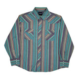 Wrangler Striped Shirt - XL Multicoloured Cotton