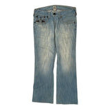 True Religion Boot Cut Jeans - 34W 31L Light Wash Cotton