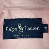 Made In USA Ralph Lauren Harrington Jacket - Medium Pink Cotton