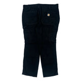 Carhartt Cargo Trousers - 34W 30L Black Cotton
