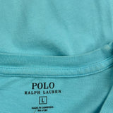 Polo By Ralph Lauren T-Shirt - Large Blue Cotton