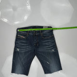 Diesel Denim Shorts - 32W 12L Dark Wash Denim