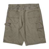 Wrangler Carpenter Shorts - 33W 10L Beige Cotton