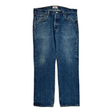 501 Levis Jeans - 36W 30L Blue Cotton