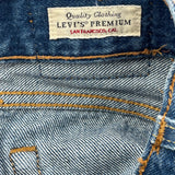 Levis Denim Shorts - 30W UK 10 Blue Denim