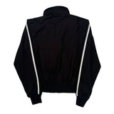Ralph Lauren Striped Track Jacket - Medium Black Polyester