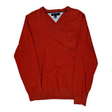 Tommy Hilfiger Jumper - XL Red Cotton