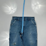 Carhartt Carpenter Jeans - 35W 30L Blue Cotton
