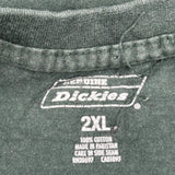 Dickies T-Shirt - 2XL Green Cotton