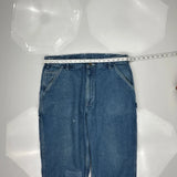 Carhartt Carpenter Pants - 36W 30L Blue Cotton