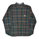 Carhartt Checked Flannel Shirt - 2XL Multicoloured Cotton