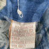 Campia Moda Hawaiian Shirt - Large Blue Viscose