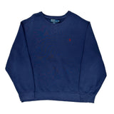 Polo By Ralph Lauren Sweatshirt - 2XL Blue Cotton