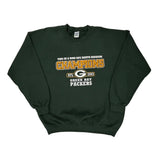 Green Bay Packers Gildan Nfl Sweatshirt - XL Green Cotton Blend