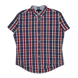 Tommy Hilfiger Checked Short Sleeve Shirt - XL Multicoloured Cotton