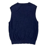 Polo By Ralph Lauren Sweater Vest - Large Blue Cotton
