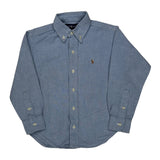 Age 4 Ralph Lauren Shirt - XS Blue Cotton