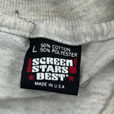 Solidarity Day 1991 Screen Stars Single Stitch T-Shirt - Large Gray Cotton Blend