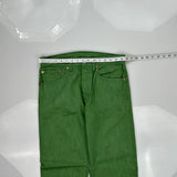 501 Levis Jeans - 31W 31L Green Cotton