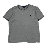 Polo By Ralph Lauren T-Shirt - Large Gray Cotton