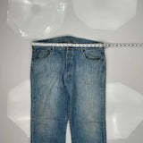 501 Levis Jeans - 36W 30L Light Wash Cotton
