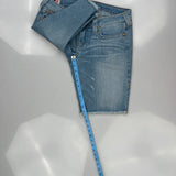 True Religion Denim Shorts - 33W 11L Light Wash Denim