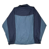 Vintage Reebok Windbreaker - Large Blue Polyester