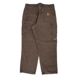 Carhartt Carpenter Trousers - 35W 30L Brown Cotton