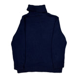 Ralph Lauren Petite Sweater - Medium Navy Cotton
