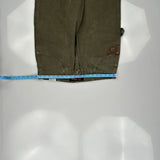 Wrangler Cargo Trousers - 36W 32L Green Cotton
