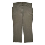 Dickies Carpenter Trousers - 40W 30L Grey Cotton