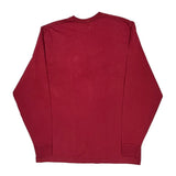 Carhartt Tall Long Sleeve T-Shirt - Large Red Cotton