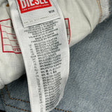 Diesel Flared Jeans - 30W UK 8 Light Wash Cotton