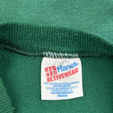 Made In USA Hanes Atlantic City Sweatshirt - Medium Green Cotton Blend