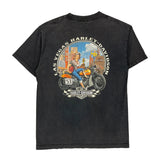 Harley Davidson T-Shirt - Medium Black Cotton