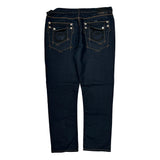 Kaalu Contrast Stitch Jeans - 38W 32L Dark Wash Cotton