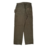 Dickies Carpenter Trousers - 29W 30L Brown Cotton